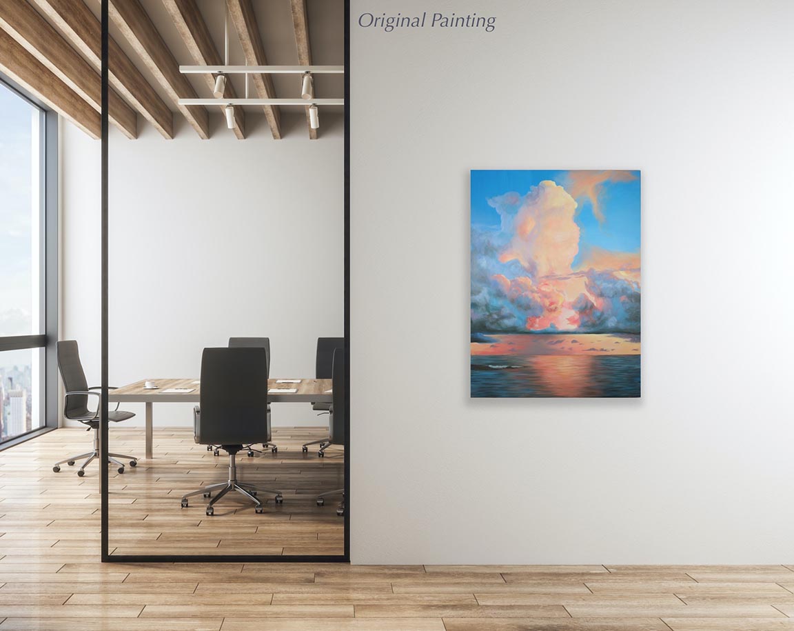 Thunderclouds at Dawn (SOLD) image 1