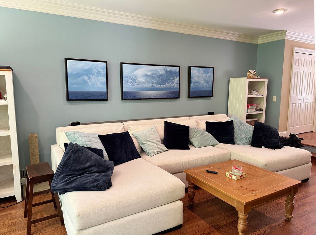 And So We Begin Triptych (SOLD) image 6